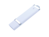 USB 2.0- флешка на 4 Гб Орландо, soft-touch (белый) 4Gb (Изображение 1)