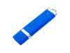USB 2.0- флешка на 64 Гб Орландо, soft-touch (синий) 64Gb (Изображение 1)
