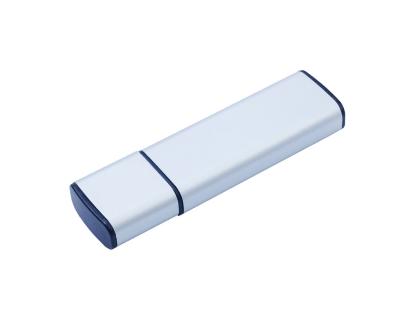 USB 2.0- флешка на 32 Гб Snow с колпачком (черный/серебристый) 32Gb (Изображение 1)