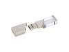 USB 2.0- флешка на 16 Гб кристалл в металле (серебристый) 16Gb (Изображение 2)