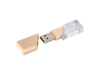 USB 2.0- флешка на 512 Мб кристалл в металле (золотистый) 512Mb (Изображение 2)