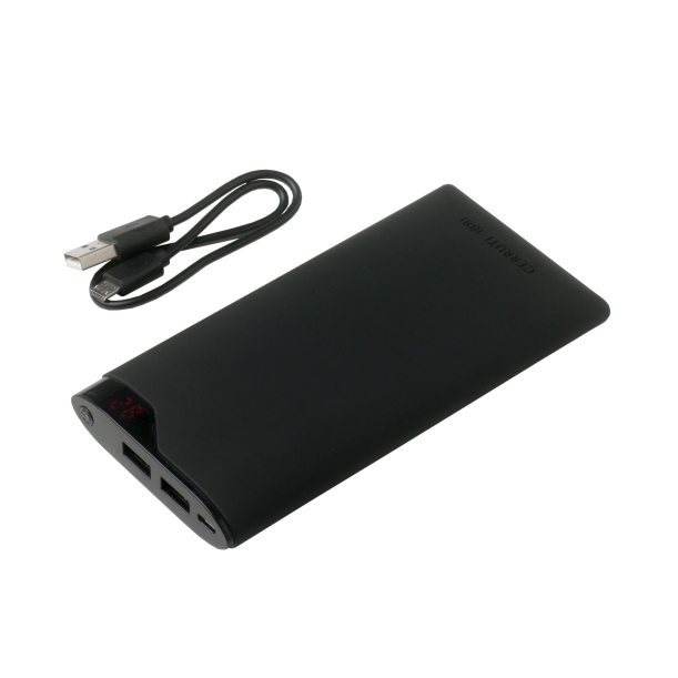 Зарядное устройство Mercer, 10 000 mAh (черный) (Изображение 2)