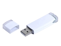 USB 3.0- флешка промо на 64 Гб прямоугольной классической формы (белый) 64Gb