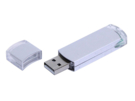 USB 3.0- флешка промо на 64 Гб прямоугольной классической формы (серебристый) 64Gb