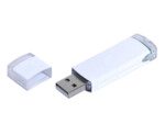 USB 3.0- флешка промо на 32 Гб прямоугольной классической формы (белый) 32Gb