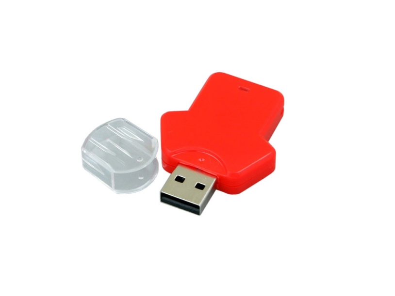 USB 3.0- флешка на 32 Гб в виде футболки (красный) 32Gb (Изображение 2)