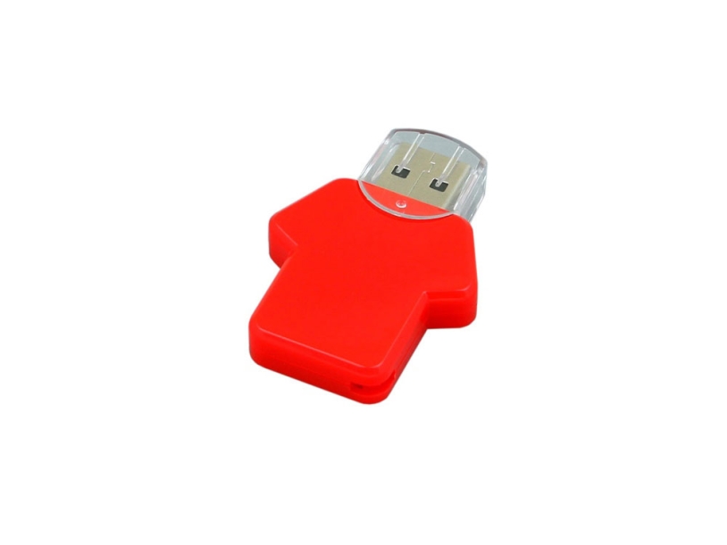 USB 3.0- флешка на 32 Гб в виде футболки (красный) 32Gb (Изображение 3)