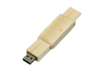 USB 2.0- флешка на 32 Гб прямоугольной формы с раскладным корпусом (белый) 32Gb (Изображение 3)