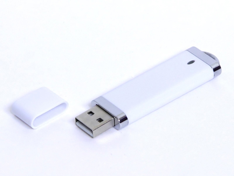 USB 3.0- флешка промо на 32 Гб прямоугольной классической формы (Изображение 1)