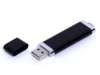 USB 3.0- флешка промо на 32 Гб прямоугольной классической формы (черный) 32Gb (Изображение 1)