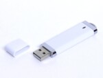 USB 3.0- флешка промо на 64 Гб прямоугольной классической формы (белый) 64Gb
