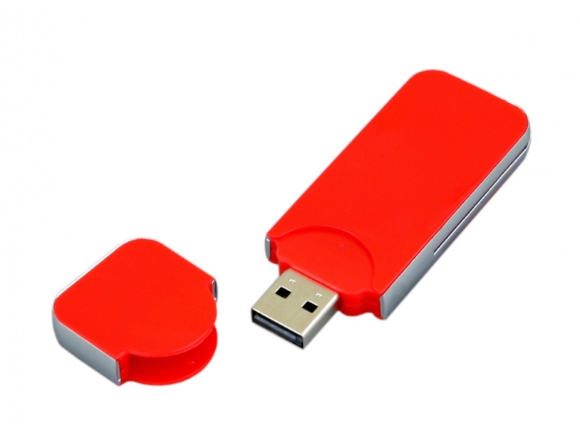 USB 2.0- флешка на 32 Гб в стиле I-phone (красный) 32Gb (Изображение 2)