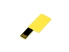 USB 2.0- флешка на 64 Гб в виде пластиковой карточки (желтый) 64Gb (Изображение 2)