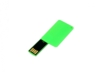 USB 2.0- флешка на 64 Гб в виде пластиковой карточки (зеленый) 64Gb (Изображение 2)