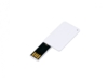 USB 2.0- флешка на 32 Гб в виде пластиковой карточки (белый) 32Gb (Изображение 2)