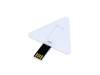 USB 2.0- флешка на 16 Гб в виде пластиковой карточки треугольной формы (Изображение 1)