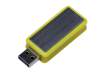 USB 2.0- флешка промо на 32 Гб прямоугольной формы, выдвижной механизм (желтый) 32Gb (Изображение 1)