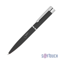 Ручка шариковая "Alice", покрытие soft touch (черный)
