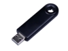 USB 2.0- флешка промо на 8 Гб прямоугольной формы, выдвижной механизм (черный) 8Gb (Изображение 1)