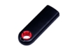 USB 2.0- флешка промо на 64 Гб прямоугольной формы, выдвижной механизм (черный/красный) 64Gb (Изображение 2)