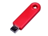 USB 2.0- флешка промо на 32 Гб прямоугольной формы, выдвижной механизм (красный) 32Gb (Изображение 1)