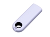 USB 2.0- флешка промо на 8 Гб прямоугольной формы, выдвижной механизм (черный/белый) 8Gb (Изображение 2)