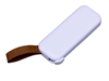 USB 2.0- флешка промо на 8 Гб прямоугольной формы, выдвижной механизм (белый) 8Gb (Изображение 2)