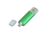 USB 2.0/micro USB- флешка на 32 Гб (зеленый) 32Gb (Изображение 2)