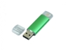 USB 2.0/micro USB- флешка на 32 Гб (зеленый) 32Gb (Изображение 3)