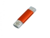 USB 2.0/micro USB- флешка на 32 Гб (оранжевый) 32Gb (Изображение 1)