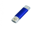 USB 2.0/micro USB- флешка на 32 Гб (синий) 32Gb