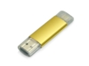 USB 2.0/micro USB- флешка на 32 Гб (золотистый) 32Gb (Изображение 1)