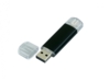 USB 2.0/micro USB- флешка на 32 Гб (черный) 32Gb (Изображение 3)