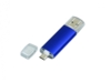 USB 2.0/micro USB- флешка на 16 Гб (синий) 16Gb (Изображение 2)