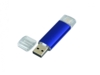 USB 2.0/micro USB- флешка на 16 Гб (синий) 16Gb (Изображение 3)