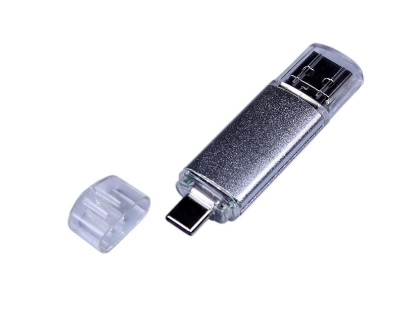 USB 2.0/micro USB/Type-C- флешка на 32 Гб (Изображение 4)