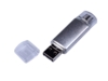 USB 2.0/micro USB/Type-C- флешка на 16 Гб (серебристый) 16Gb (Изображение 2)