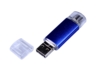 USB 2.0/micro USB/Type-C- флешка на 64 Гб (синий) 64Gb (Изображение 2)