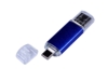 USB 2.0/micro USB/Type-C- флешка на 64 Гб (синий) 64Gb (Изображение 4)