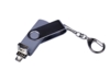 USB 2.0/micro USB/Type-C- флешка на 32 Гб c поворотным механизмом (Изображение 3)