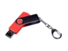 USB 2.0/micro USB/Type-C- флешка на 32 Гб c поворотным механизмом (красный) 32Gb (Изображение 2)