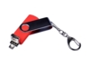 USB 2.0/micro USB/Type-C- флешка на 32 Гб c поворотным механизмом (красный) 32Gb (Изображение 3)