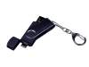 USB 2.0/micro USB/Type-C- флешка на 16 Гб c поворотным механизмом (черный) 16Gb (Изображение 4)