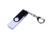 USB 2.0/micro USB/Type-C- флешка на 16 Гб c поворотным механизмом (белый) 16Gb (Изображение 1)