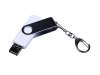 USB 2.0/micro USB/Type-C- флешка на 16 Гб c поворотным механизмом (белый) 16Gb (Изображение 2)