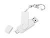 USB 3.0/micro USB/Type-C - флешка на 32 Гб 3-в-1 с поворотным механизмом (Изображение 3)