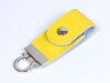 USB 2.0- флешка на 64 Гб в виде брелока (желтый) 64Gb