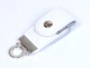 USB 2.0- флешка на 32 Гб в виде брелока (белый) 32Gb