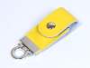 USB 2.0- флешка на 16 Гб в виде брелока (желтый) 16Gb (Изображение 2)