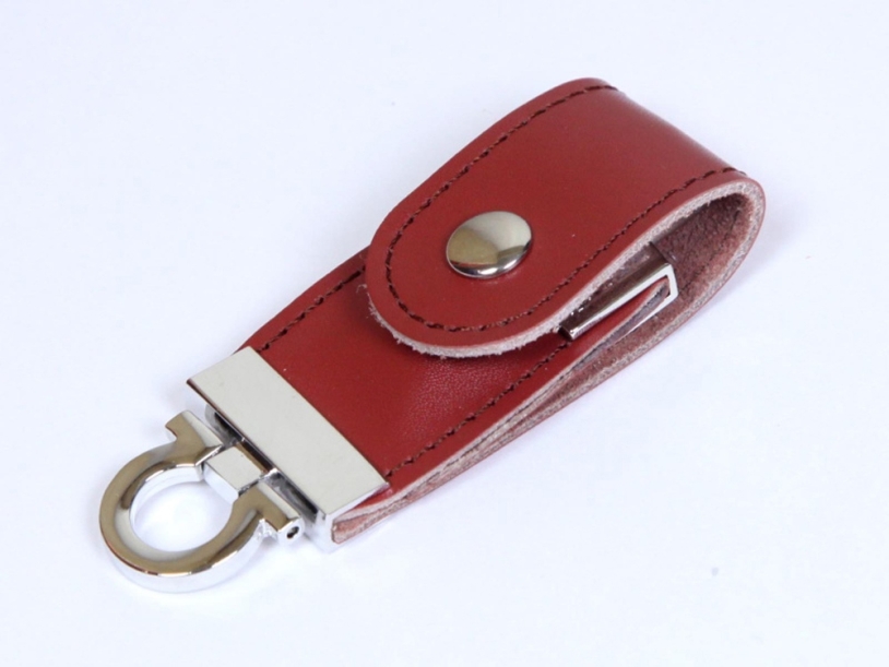 USB 2.0- флешка на 16 Гб в виде брелока (коричневый) 16Gb (Изображение 2)